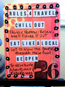 Day 26, "Rules For Traveling With Me"